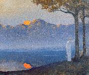 Osbert, Alphonse The Muse at Sunrise oil painting
